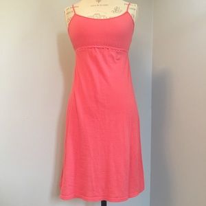 Coral Spaghetti Strap Dress
